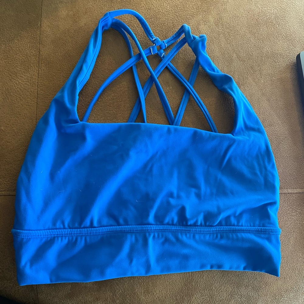 BuffBunny Royal Blue Strappy Sports Bra